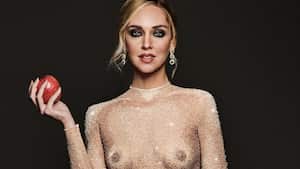 Chiara Ferragni utiliza vestido de Dior en el que parece mostrar todo su cuerpo