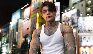 Yéferson Cossio en Akihabara, Tokyo, en Japón.