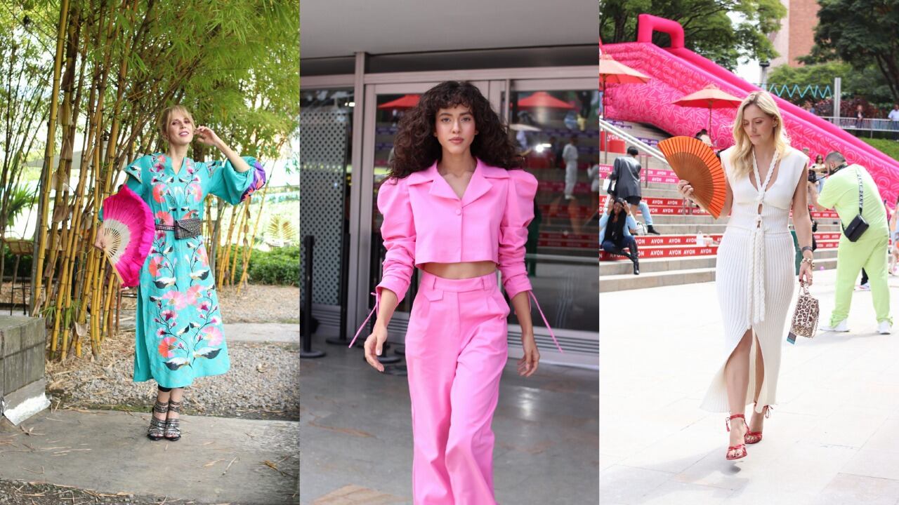 Street Style en Colombiamoda 2022. Alejandra Azcárate, Daniella Reyes y @iconatatiana