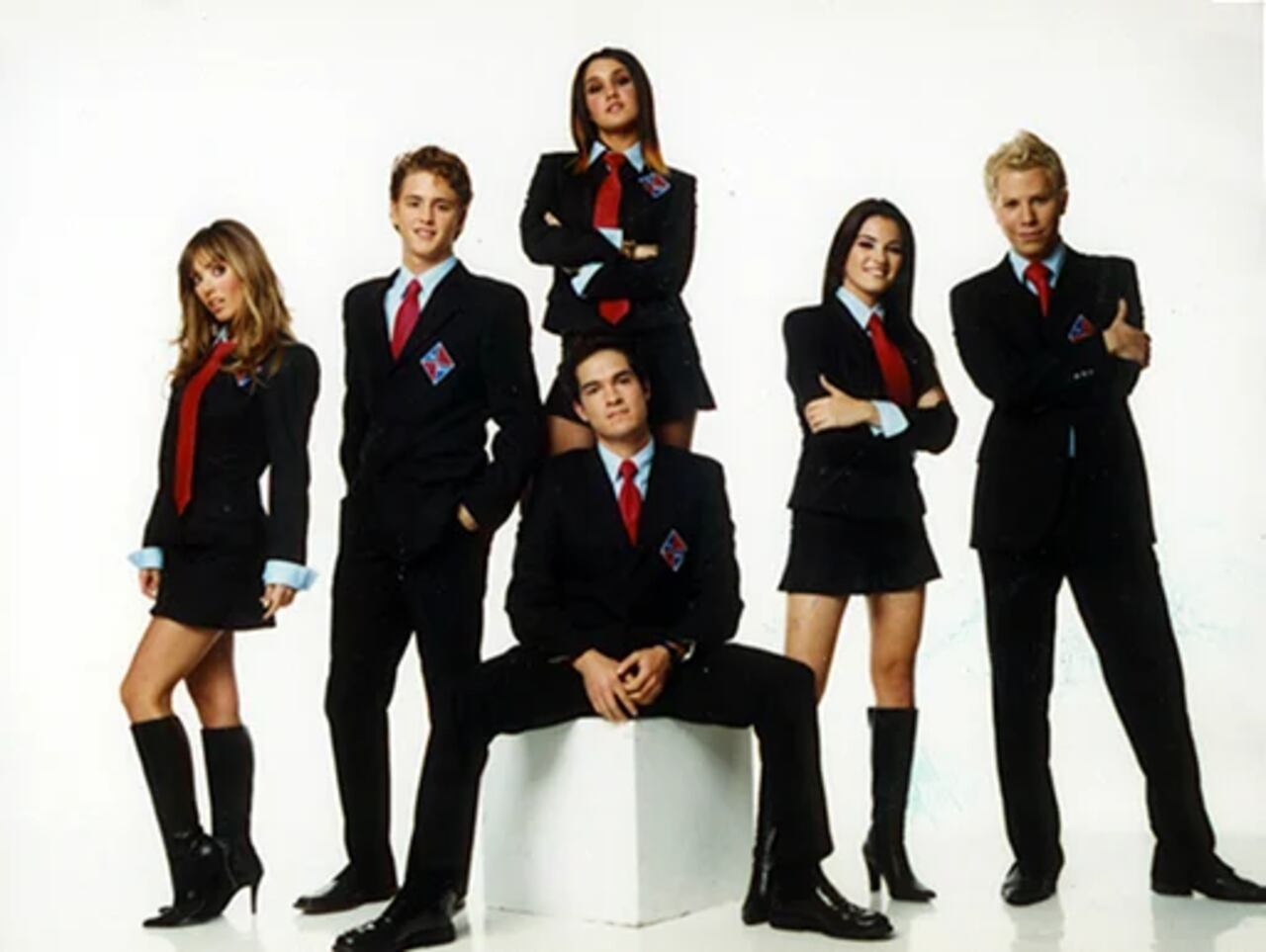 Personajes de la serie Rebeldee integrantes originales de la banda de la serie (RBD)