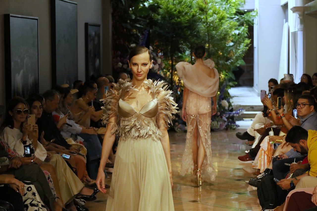 Pasarela para Colombiamoda, colección Malva x Andrés Pajón