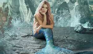 'Copa vacía', la nueva canción de Shakira, tendrá un videoclip inspirado en el mundo de las sirenas. Foto: Twitter @shakira.