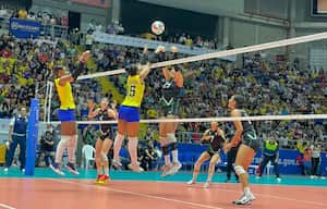 Colombia enfrentó a México en la final de la Copa Internacional de Voleibol.