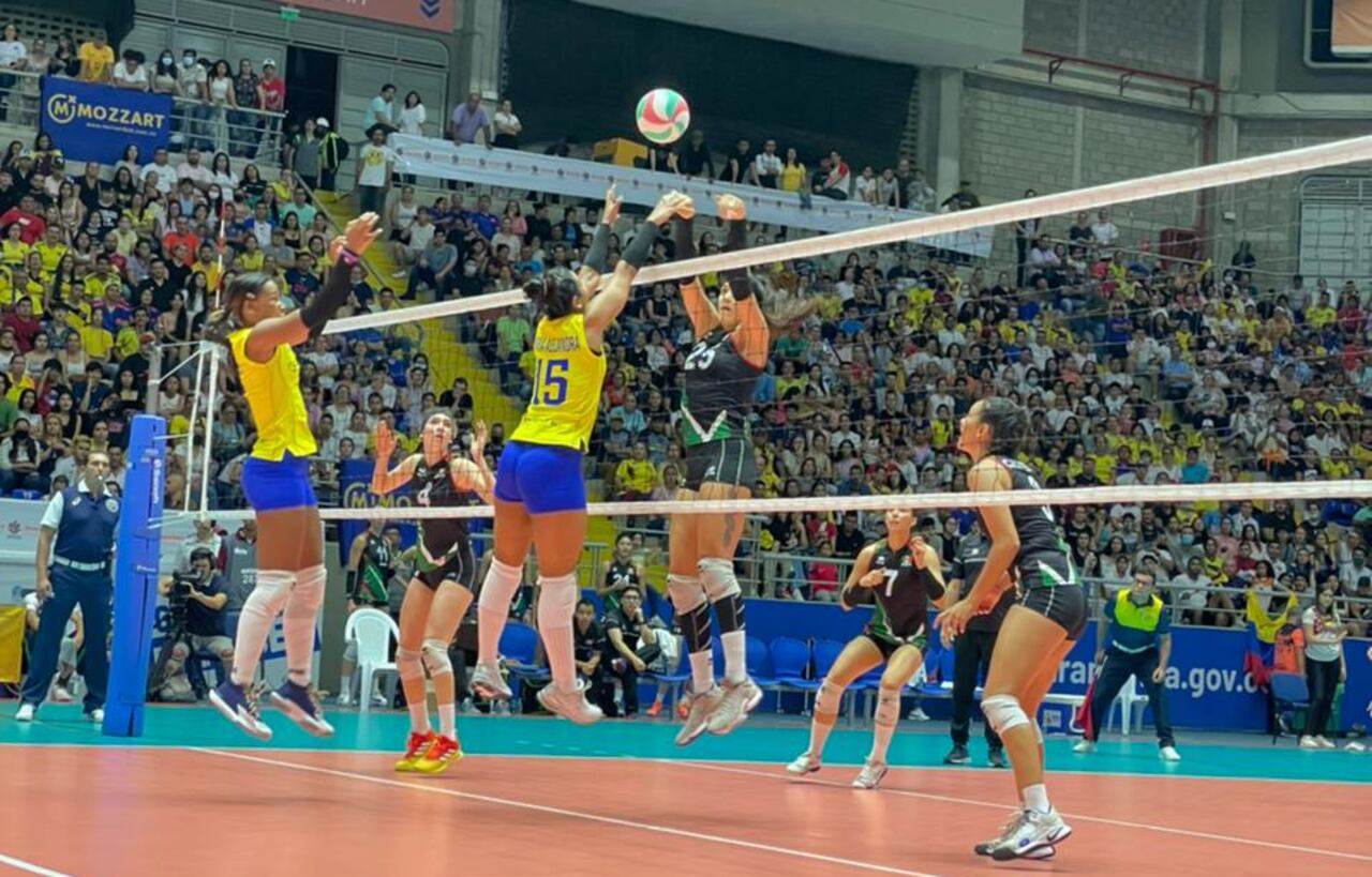 Colombia enfrentó a México en la final de la Copa Internacional de Voleibol.