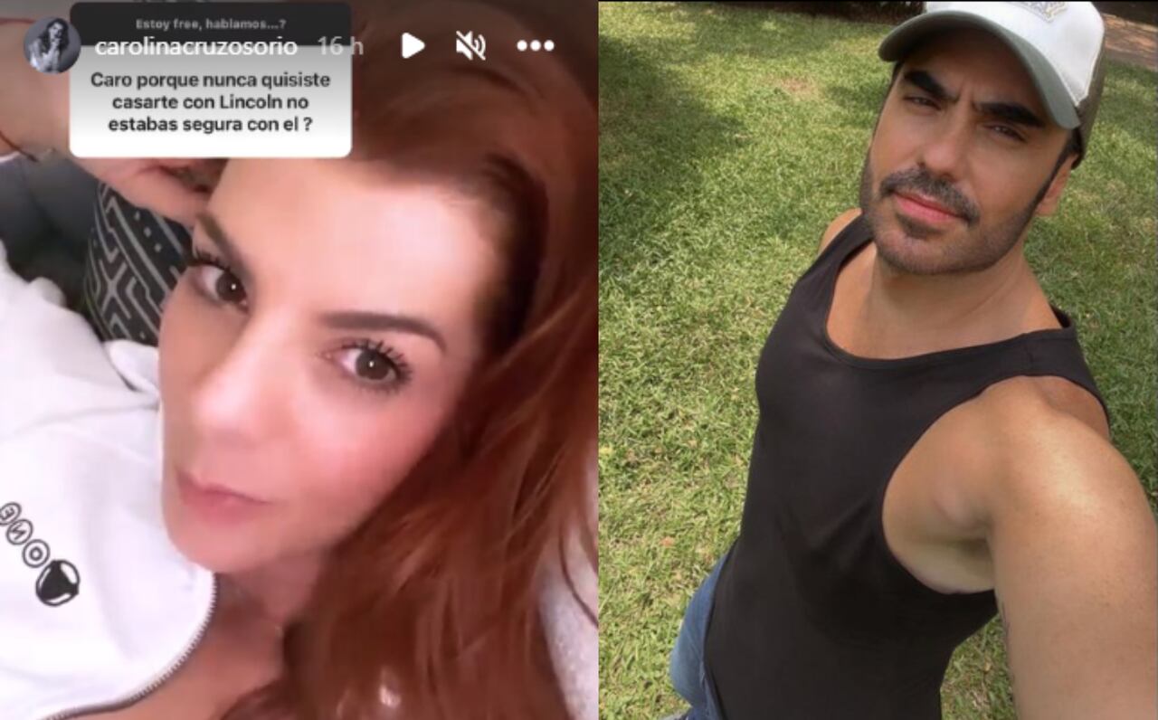 Carolina Cruz les contó a sus seguidores por qué nunca se casó con su expareja, el actor Lincoln Palomeque.