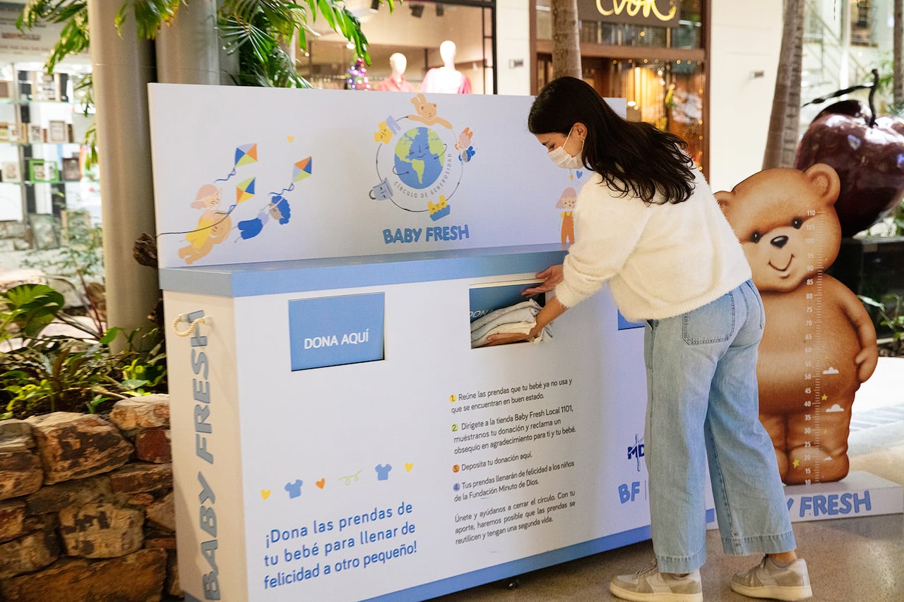 "El círculo de la generosidad", iniciativa de Baby Fresh para darle otra oportunidad a la ropa que ya no se utiliza.