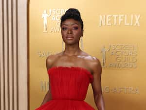 LOS ANGELES, CALIFORNIA - FEBRUARY 23: Danielle Deadwyler attends the 31st Annual Screen Actors Guild Awards at Shrine Auditorium and Expo Hall on February 23, 2025 in Los Angeles, California. (Photo by Kevin Mazur/Getty Images)