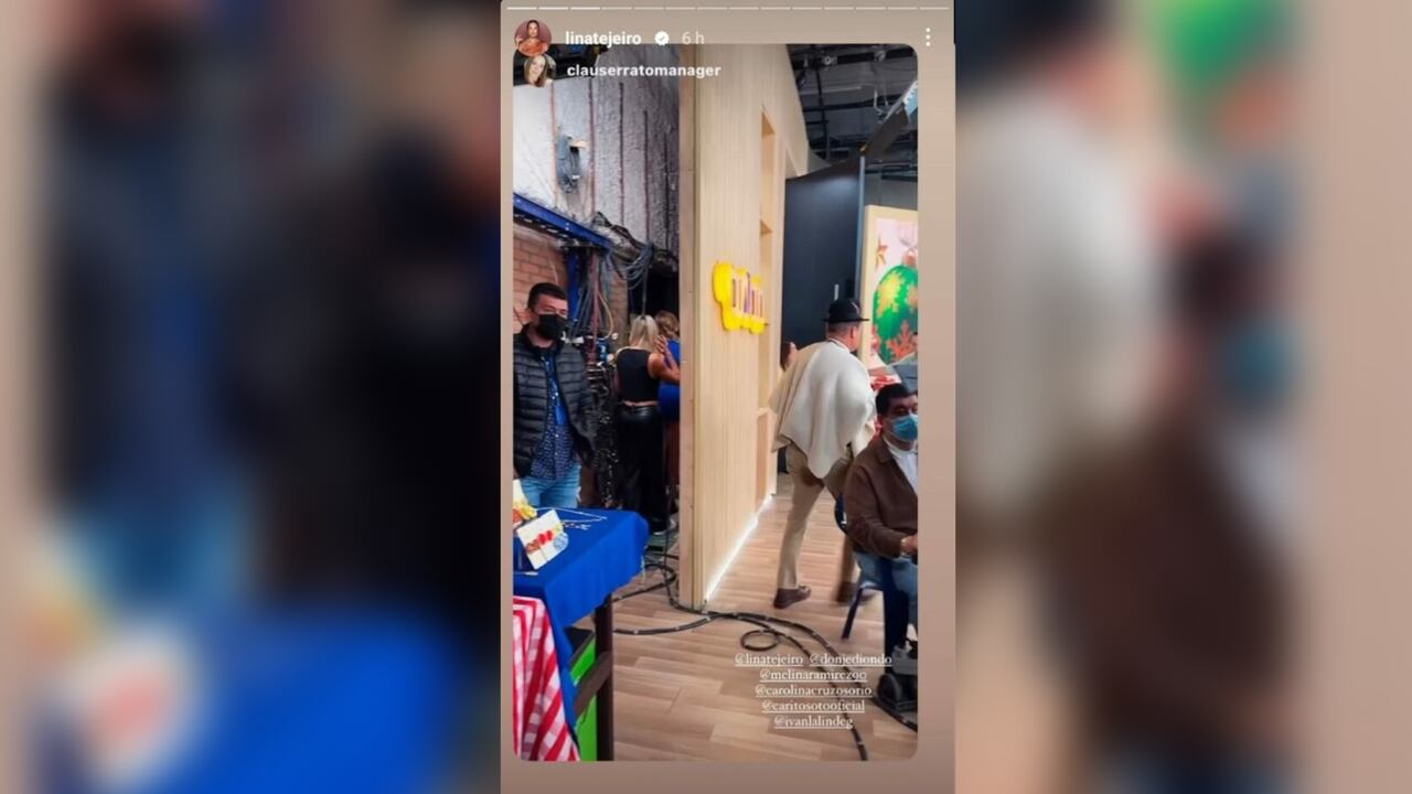 Set de Día a Día detrás de cámaras