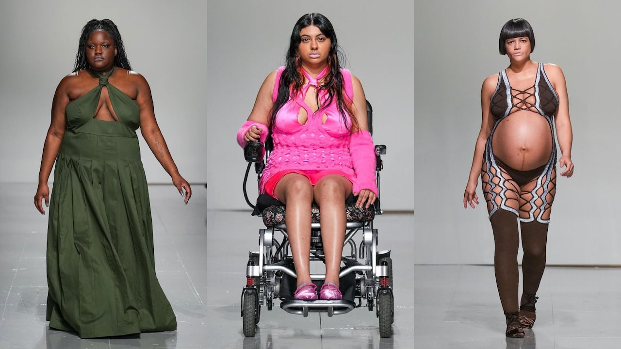 El desfile desfile de Sinéad O'D'wyer es uno de los más comentados de la Semana de la moda de Londres.