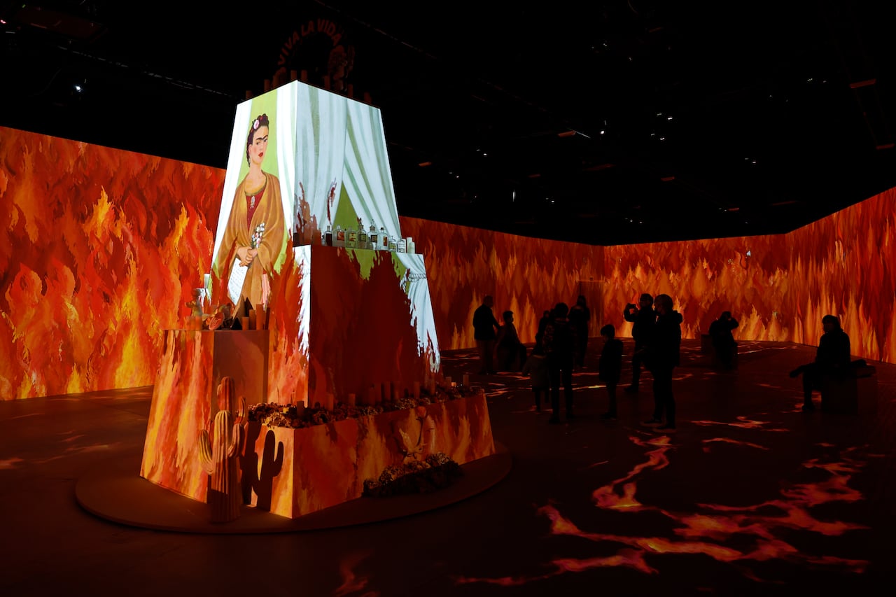 Exhibición inmersiva de Frida Kahlo