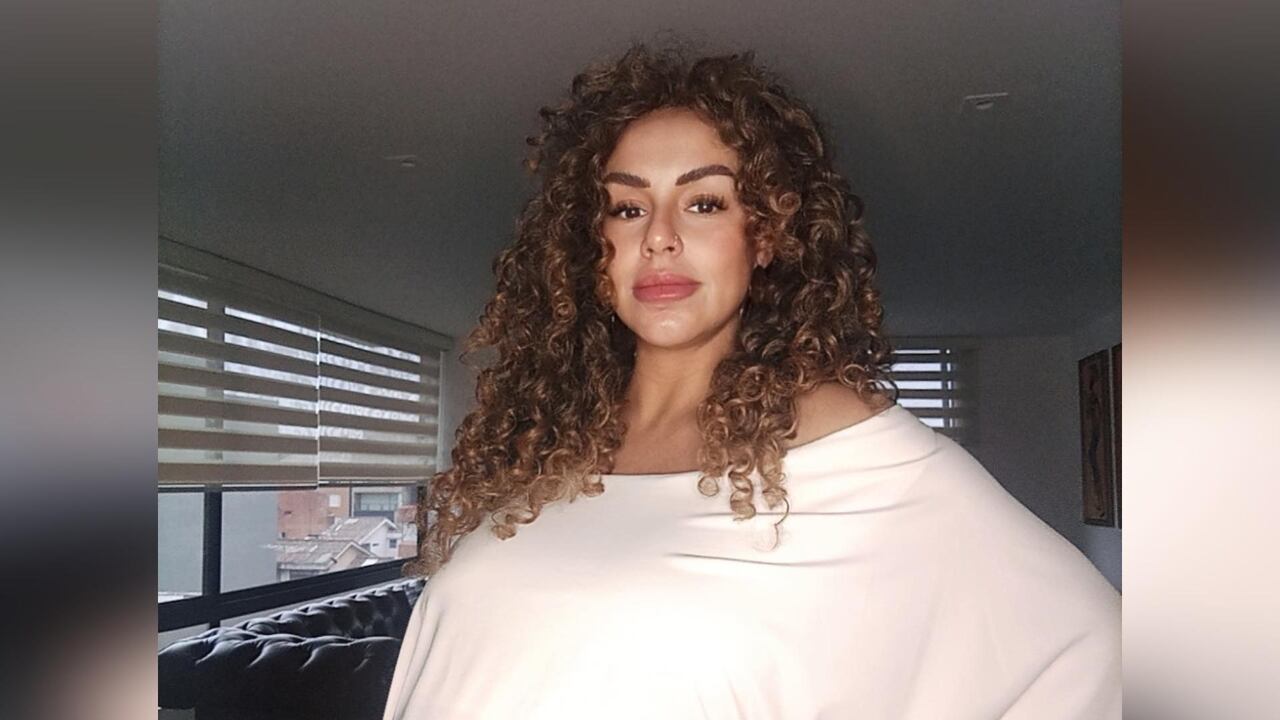 Maía compartiendo una foto durante su embarazo.