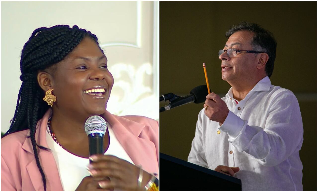 Francia Márquez y Gustavo Petro