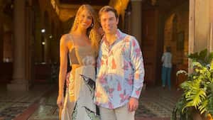 Gabriela Tafur y Esteban Santos juntos.