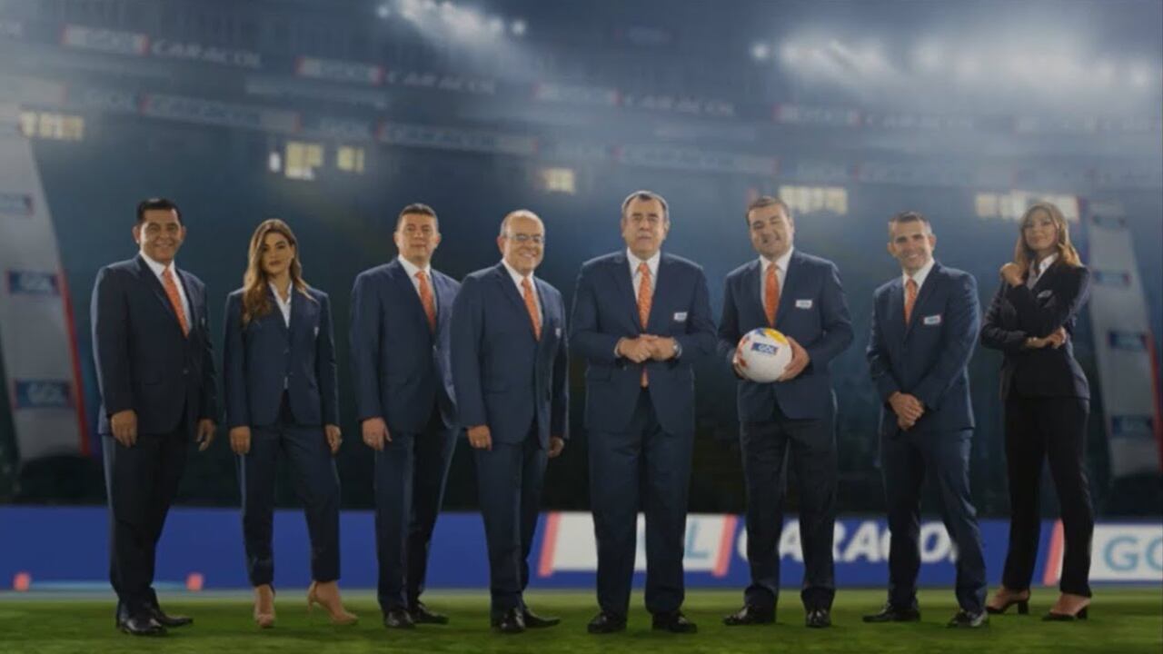 Equipo periodístico de Gol Caracol