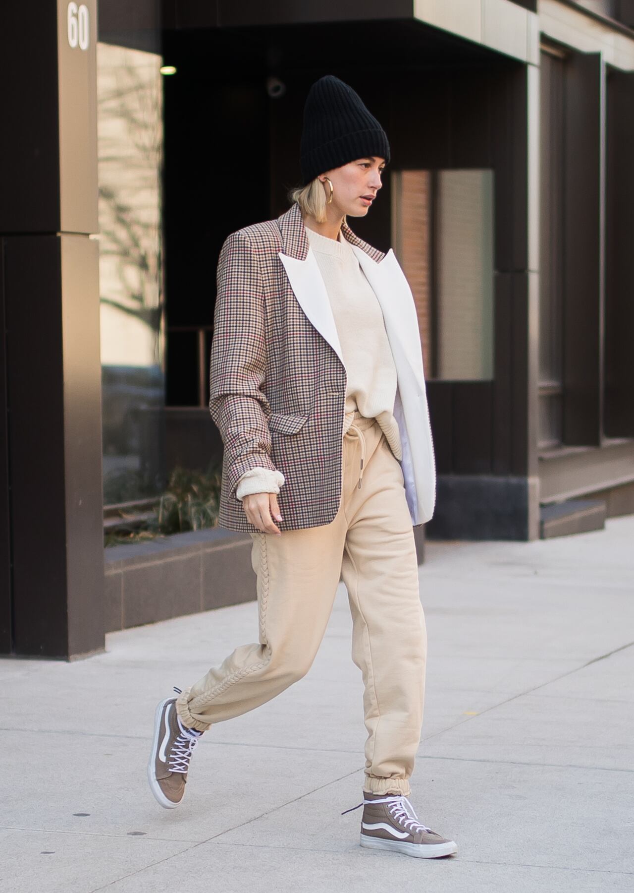 Hailey Bieber en Nueva York.