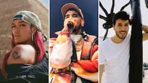 Karol G, Anuel AA, Sebastián Yatra