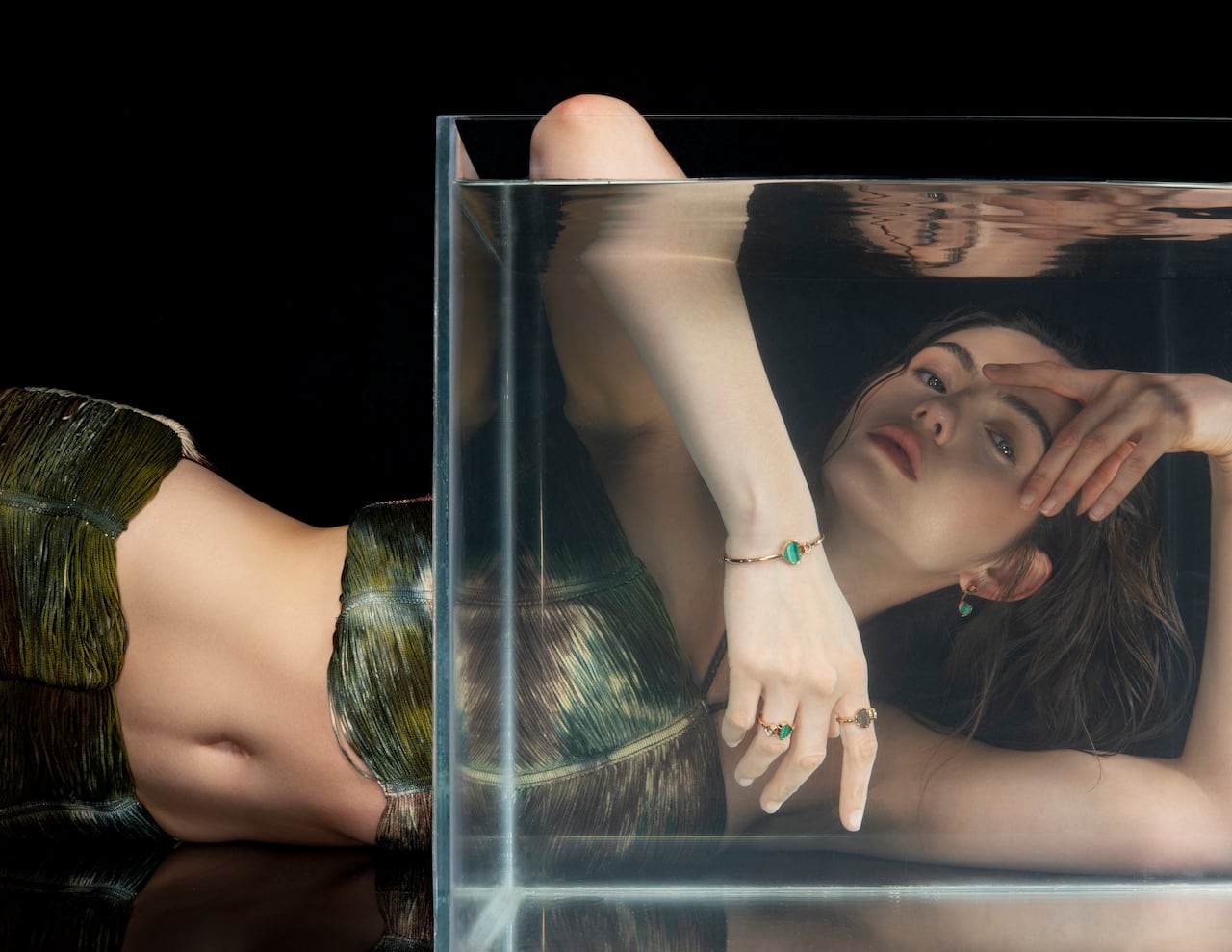 La belleza y el colorido de la colección Happy Hearts resalta incluso bajo el agua.