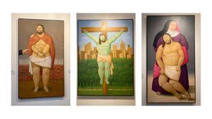 Extracto de la obra Vía Crucis de Fernando Botero