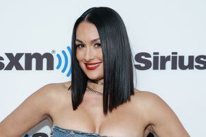 NEW YORK, NEW YORK - DECEMBER 05: Nikki Bella visits SiriusXM at SiriusXM Studios on December 05, 2022 in New York City. (Photo by Jason Mendez/Getty Images)