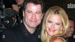John Travolta junto a su esposa, Kelly Preston.