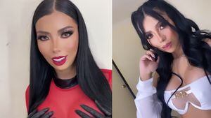 Una amiga de la Dj publicó dos videos de cómo lucía la artista luego de asistir a varias sesiones de maquillaje.