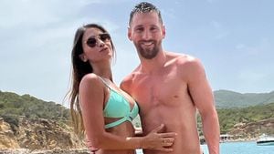 Antonela Roccuzzo y Lionel Messi, de vacaciones en Ibiza