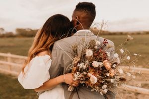 Young Black Couple Elope in Wales UK